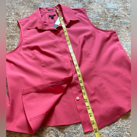 Talbots Petites Button Down sleeveless Top Sz 16P - Picture 9 of 9